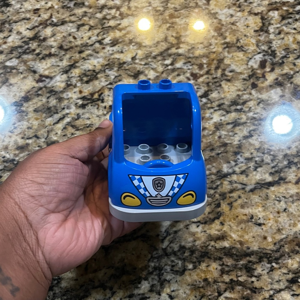 LEGO Duplo Blue Police Cop Truck Car Van Only 225H6 No Figures VG